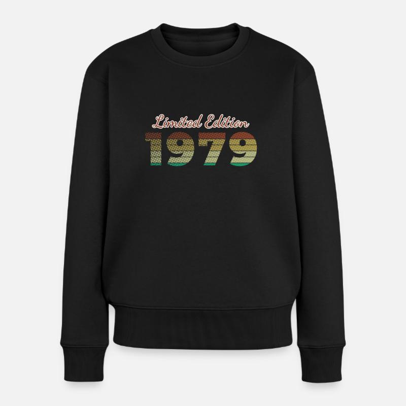 45. Geburtstag Limited Edition SCR 1979 - Frauen Premium Bio Pullover - Schwarz