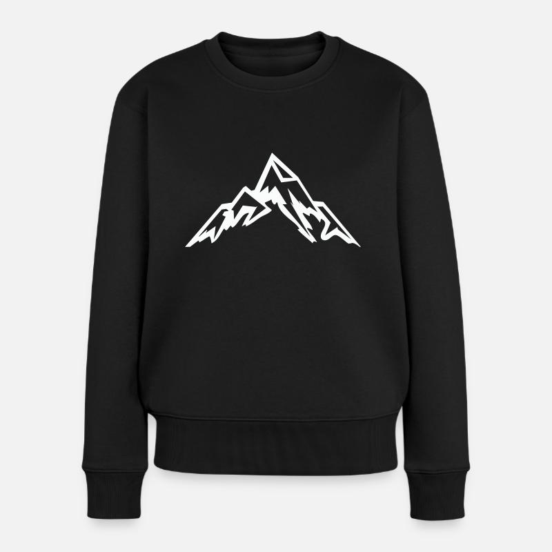 Montagne Montagne - Pull Premium bio Femme - noir