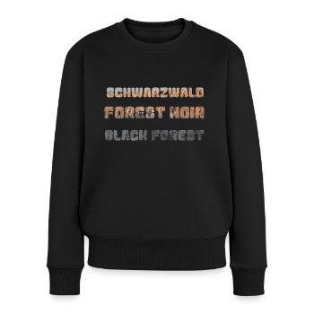 Schwarzwald - Frauen Premium Bio Pullover - Schwarz - Vorne - Julia (174cm)