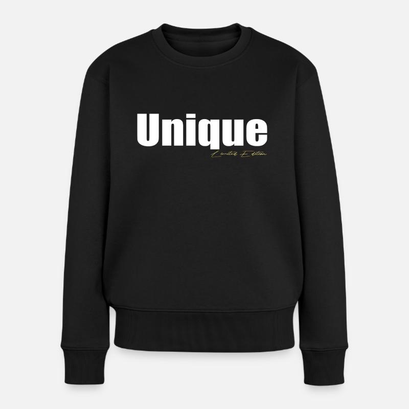 Unique - Pull Premium bio Femme - noir