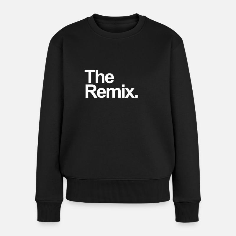 Le remix - Pull Premium bio Femme - noir