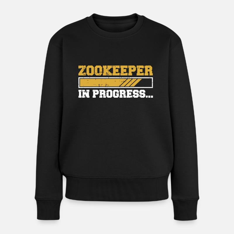 Zoowärter - Frauen Premium Bio Pullover - Schwarz