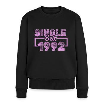 since 1992 - Women's Premium Organic Jumper - black - Front - Julia (174cm)