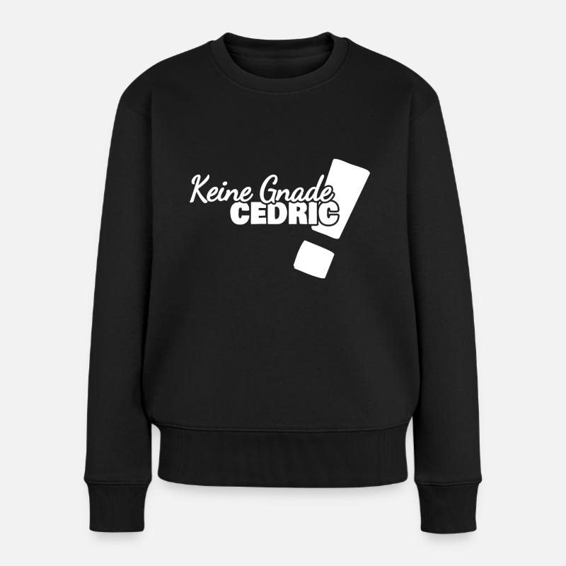 Drôle de Cédric - Pull Premium bio Femme - noir