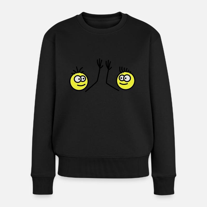 Bros - Pull Premium bio Femme - noir