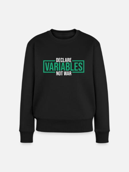 Java Developer - Frauen Premium Bio Pullover - Schwarz