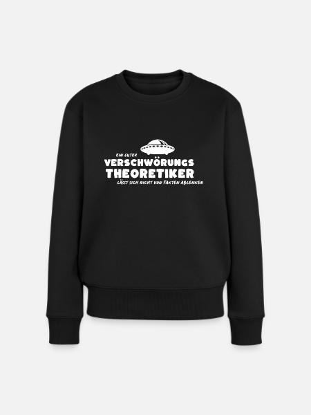gute Verschwörungstheoretiker - Frauen Premium Bio Pullover - Schwarz