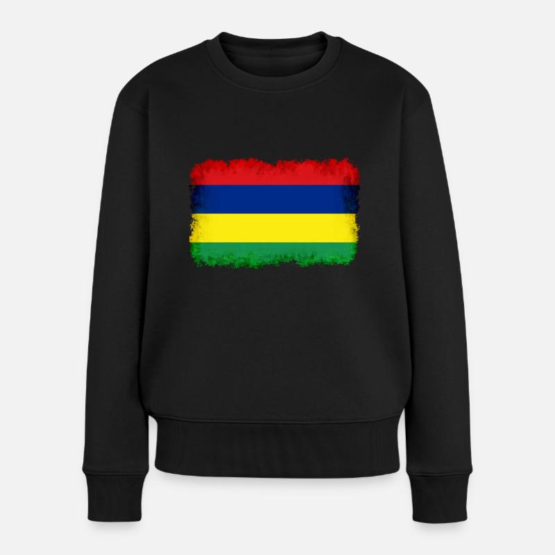 Cadeau pour l’île Maurice - Pull Premium bio Femme - noir