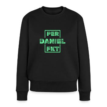 Gift for Daniel - Women's Premium Organic Jumper - black - Front - Julia (174cm)