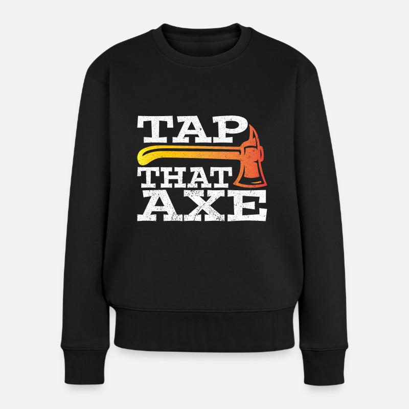Axe Throw Axe Thrower Axe Axe Gift - Women's Premium Organic Jumper - black
