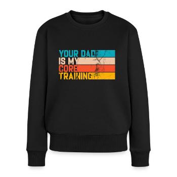 I Heart Squirters Adulte Blague J’Aime Éjaculer - Pull Premium bio Femme - noir - Devant - Julia (174cm)