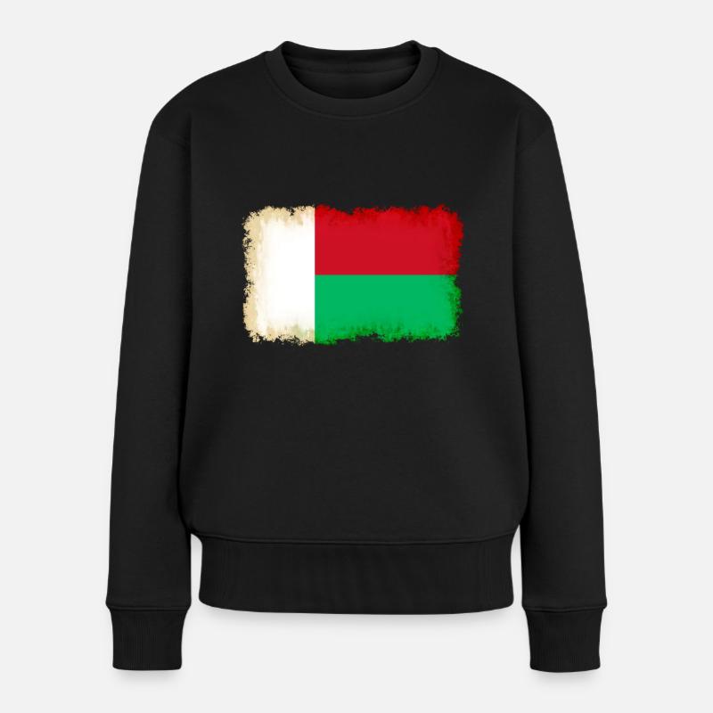 Madagascar Madagascar - Pull Premium bio Femme - noir