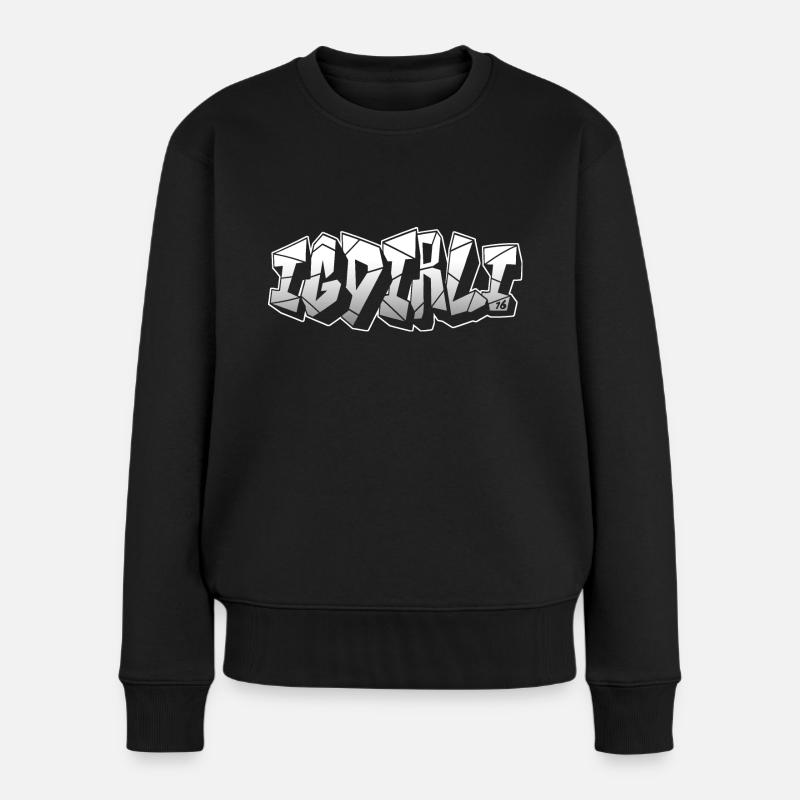 Igdirli - Frauen Premium Bio Pullover - Schwarz