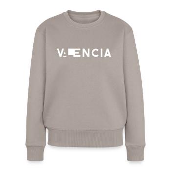 VALENCIA – Espagne - Pull Premium bio Femme - taupe - Devant - Julia (174cm)