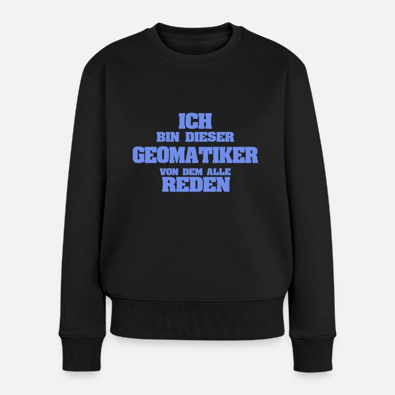 Occupation Geomatics Engineer - Women's Premium Organic Jumper - black