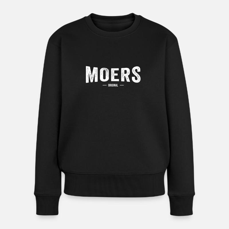 Moers Original - Frauen Premium Bio Pullover - Schwarz