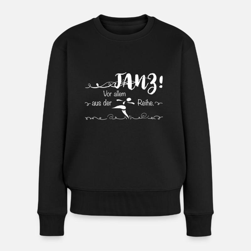 tanz - Frauen Premium Bio Pullover - Schwarz