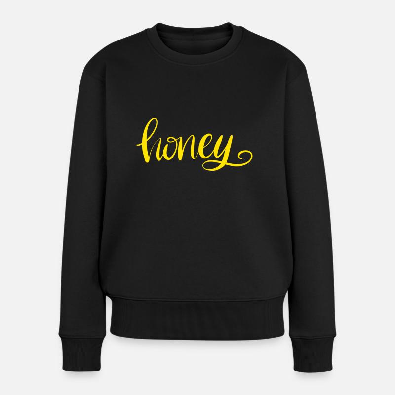 Honey - Pull Premium bio Femme - noir