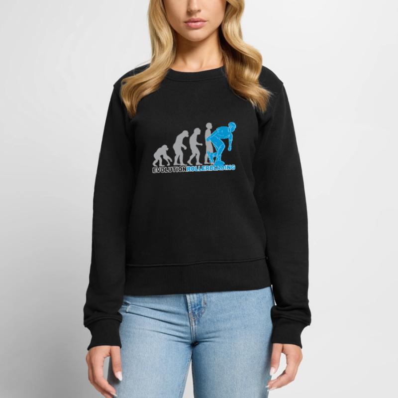 evolution rollerblading, inline skates, skating Women's Premium Organic Jumper