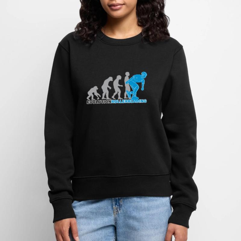 evolution rollerblading, inline skates, skating Women's Premium Organic Jumper