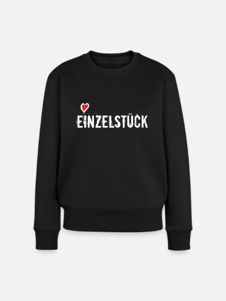 Einzelstück - Frauen Premium Bio Pullover - Schwarz