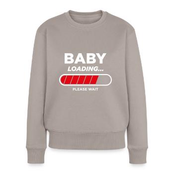 Chargement de bébé - Pull Premium bio Femme - taupe - Devant - Julia (174cm)
