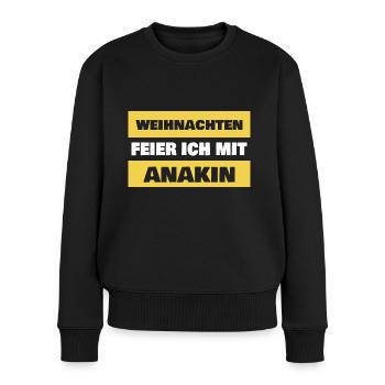 Cadeau pour Anakin - Pull Premium bio Femme - noir - Devant - Julia (174cm)