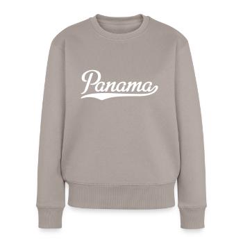 Panama - Women's Premium Organic Jumper - taupe - Front - Julia (174cm)