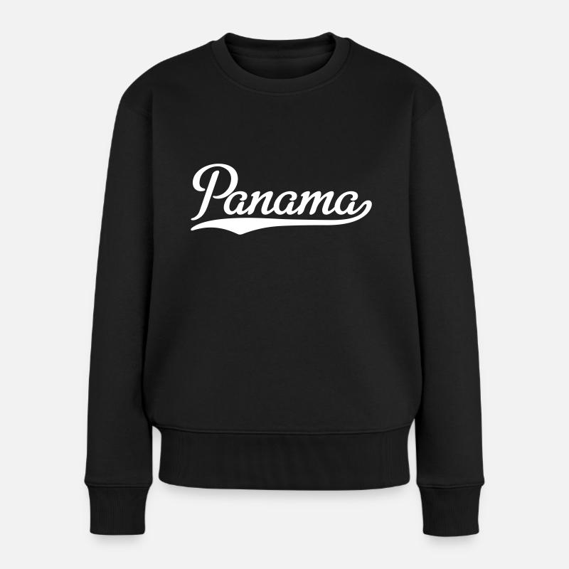 Panama - Women's Premium Organic Jumper - black