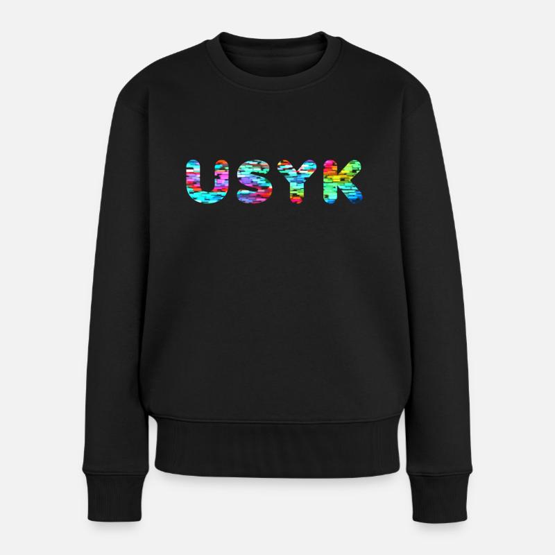 USYK - Women's Premium Organic Jumper - black