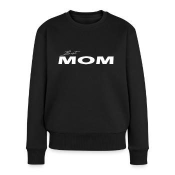 Best Mom white - Women's Premium Organic Jumper - black - Front - Julia (174cm)