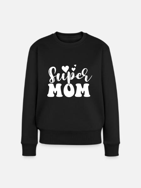 Super maman - Pull Premium bio Femme - noir