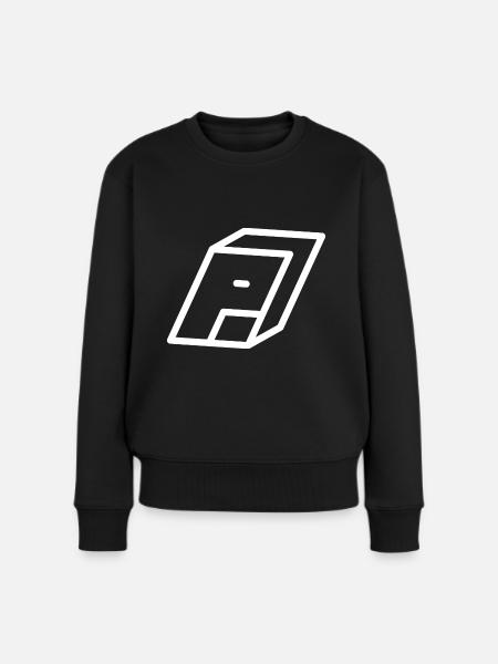 Gliederungsbuchstabe P - Frauen Premium Bio Pullover - Schwarz