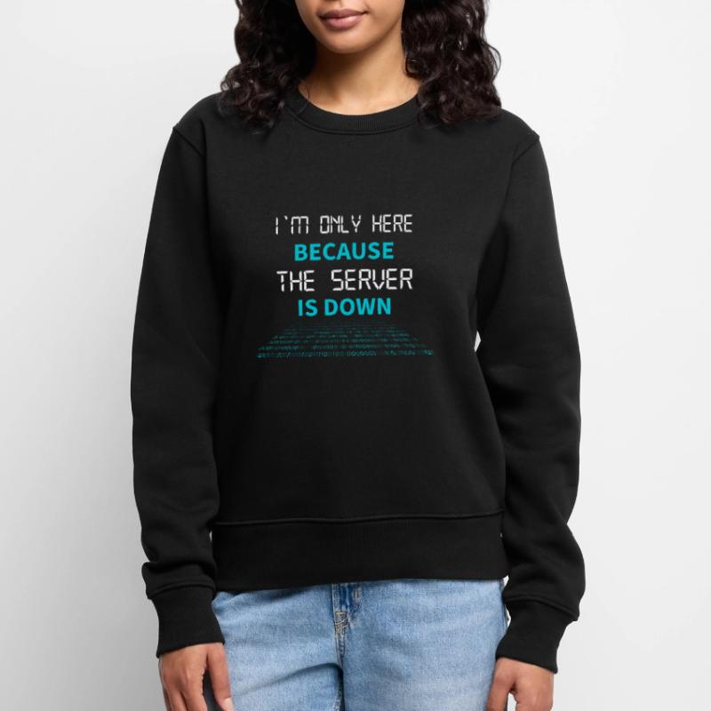 nerd coder server download error 404 Frauen Premium Bio Pullover