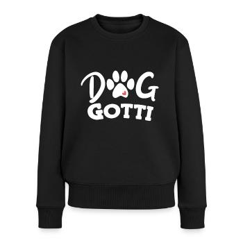 Hunde Gotti Beschts Gotti Schweiz Taufgotti - Frauen Premium Bio Pullover - Schwarz - Vorne - Julia (174cm)