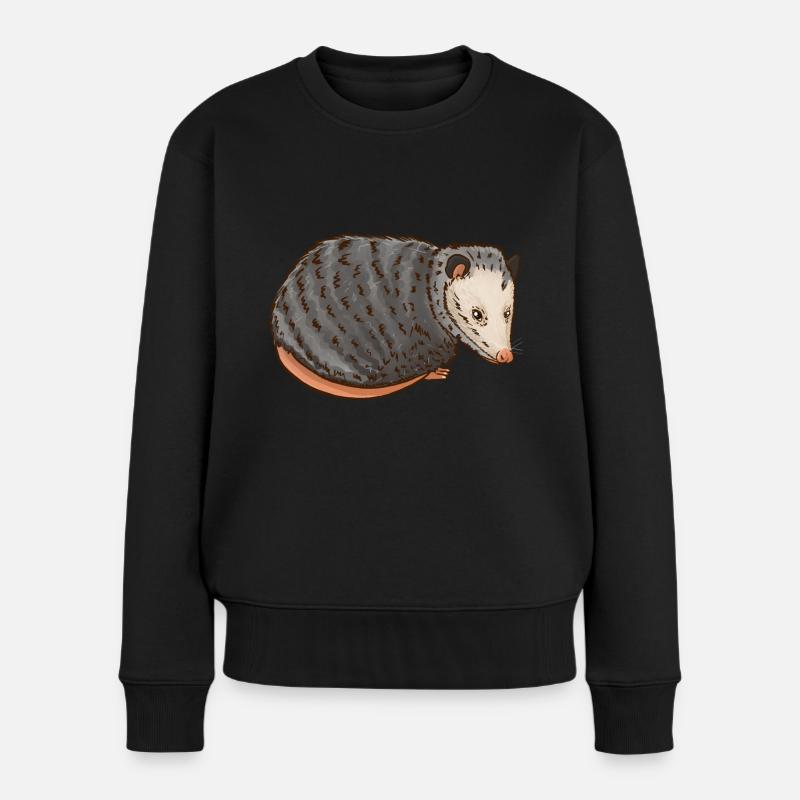 Opossum - Pull Premium bio Femme - noir
