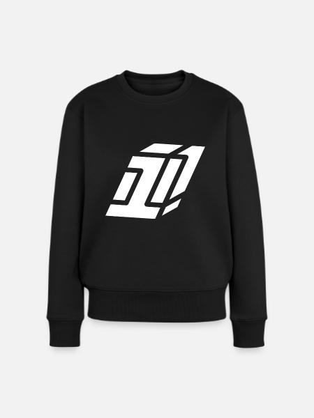 Abstract Nummer 1 | Erste - Frauen Premium Bio Pullover - Schwarz