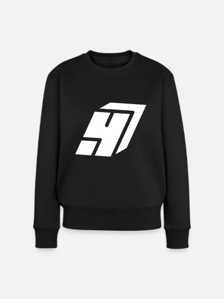 Abstract Nummer4 - Frauen Premium Bio Pullover - Schwarz