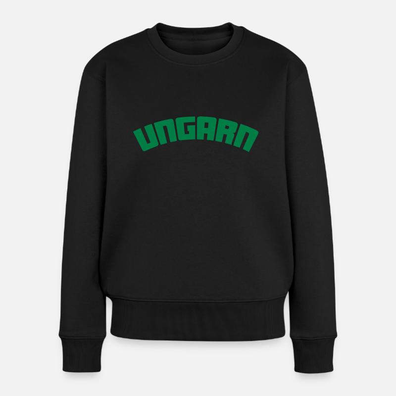 Hongrie - Pull Premium bio Femme - noir