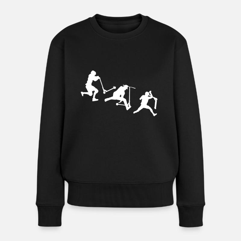 Scooter - Frauen Premium Bio Pullover - Schwarz