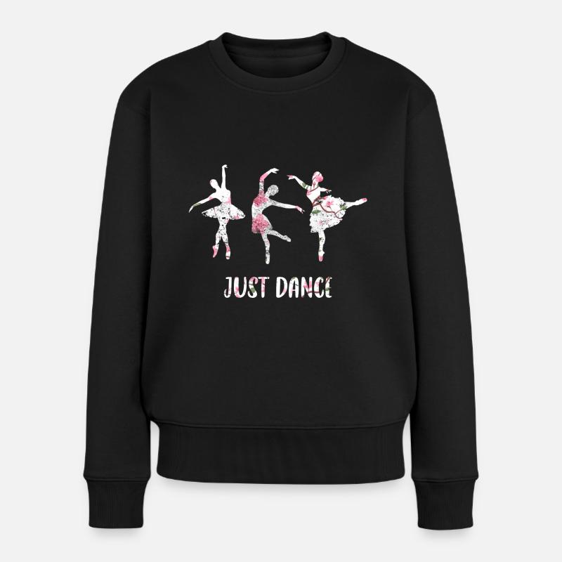 Just Dance - Frauen Premium Bio Pullover - Schwarz