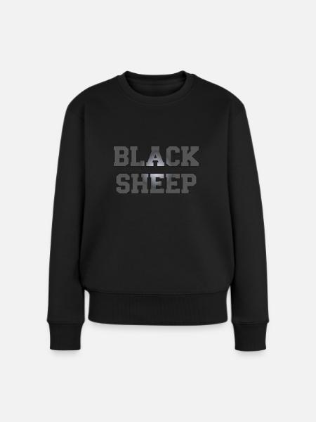 Black Sheep - Frauen Premium Bio Pullover - Schwarz