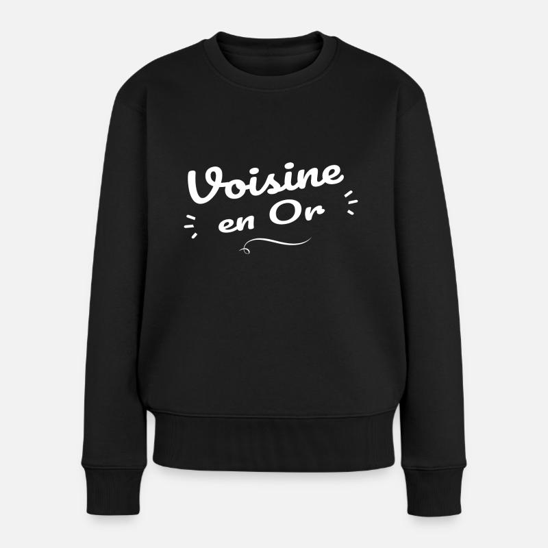 voisine - Pull Premium bio Femme - noir
