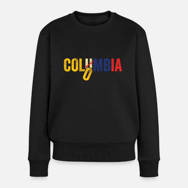 Colombie pas Colombie - Pull Premium bio Femme - noir