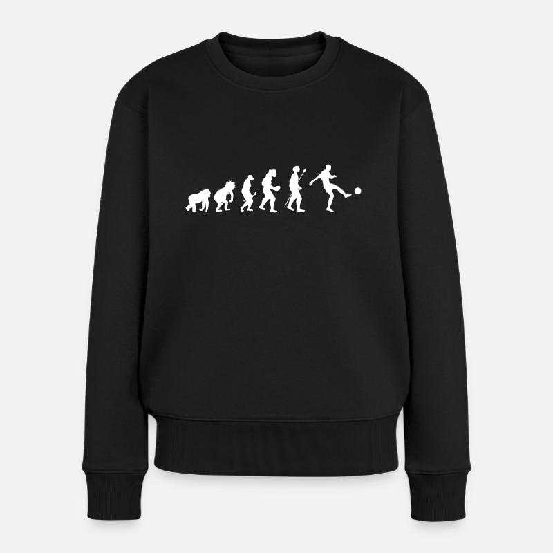 évolution-football - Pull Premium bio Femme - noir