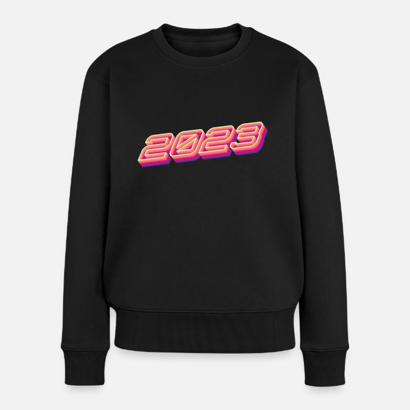 2023 - Women's Premium Organic Jumper - black