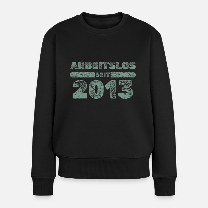 2013 2013 - Frauen Premium Bio Pullover - Schwarz