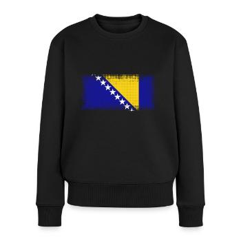 Bosnia and Herzegovina - Women's Premium Organic Jumper - black - Front - Julia (174cm)