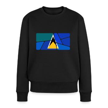 St Lucia - Women's Premium Organic Jumper - black - Front - Julia (174cm)
