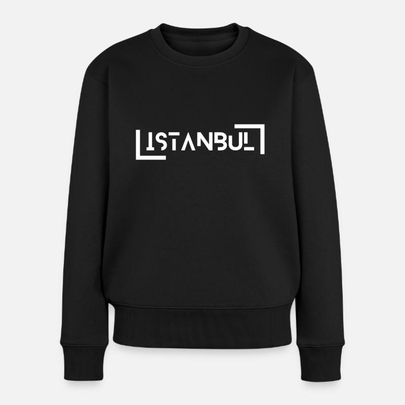 Istanbul - Frauen Premium Bio Pullover - Schwarz